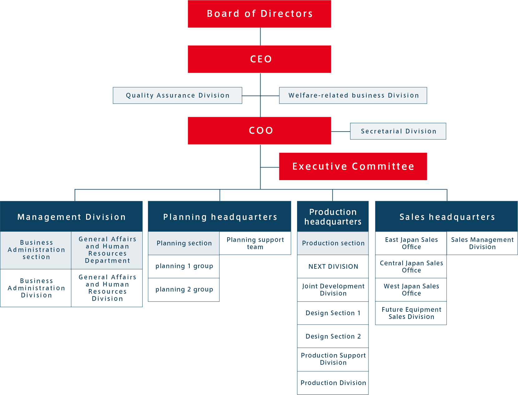 Company Organization