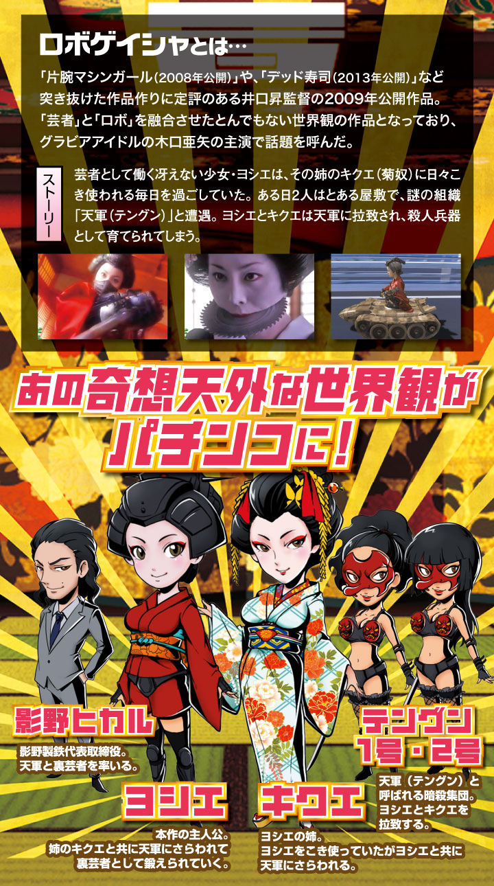 あの奇想天外がな世界観がパチンコに！